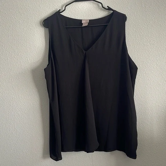 Chico’s Drape-Front Tank Size 3|XL - Picture 4 of 6